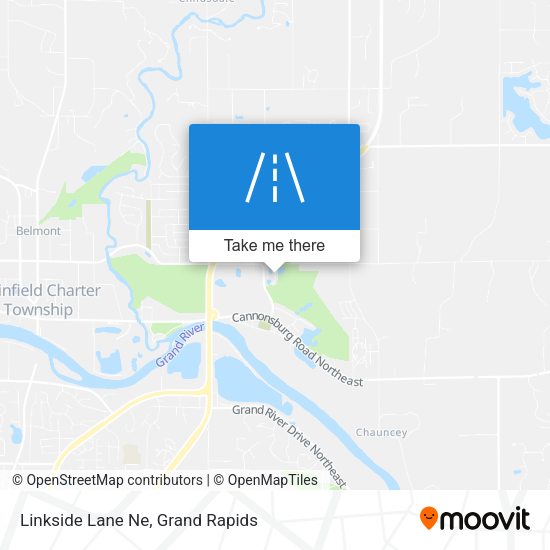Linkside Lane Ne map