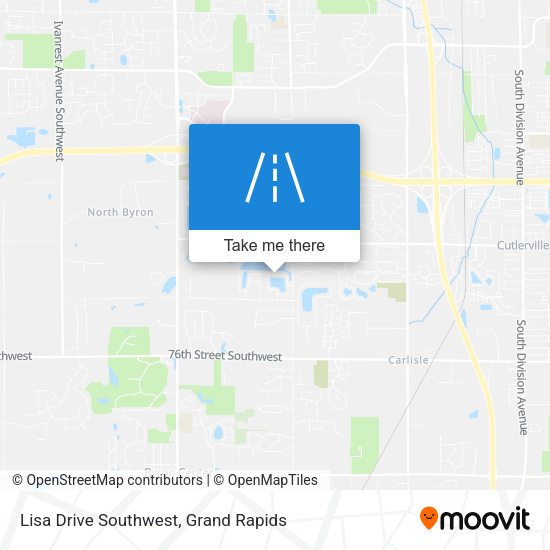 Lisa Drive Southwest map