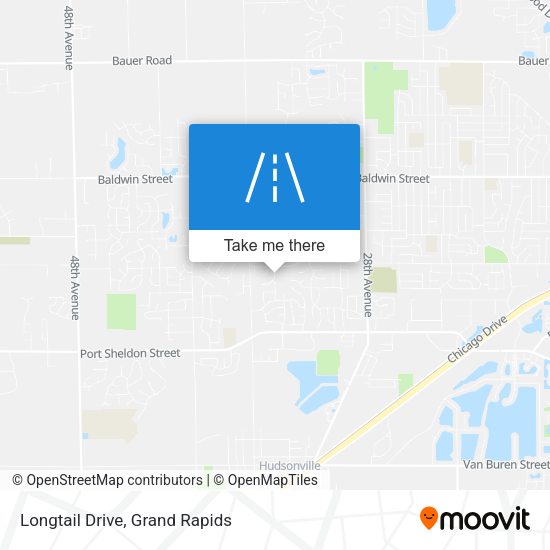 Longtail Drive map