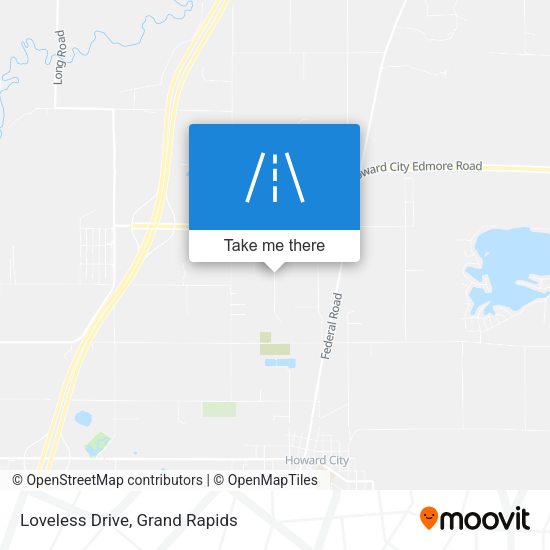 Loveless Drive map
