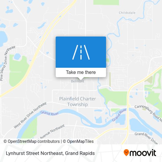 Mapa de Lynhurst Street Northeast