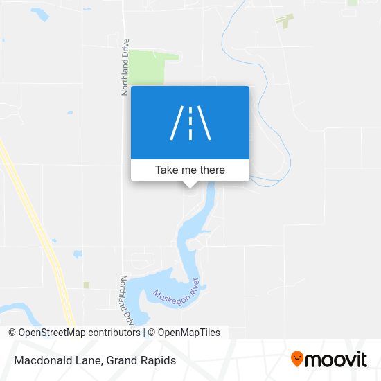 Mapa de Macdonald Lane