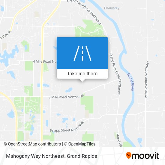 Mahogany Way Northeast map