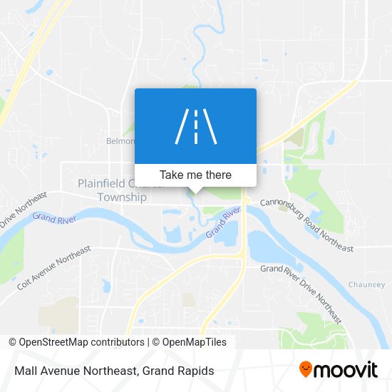 Mapa de Mall Avenue Northeast
