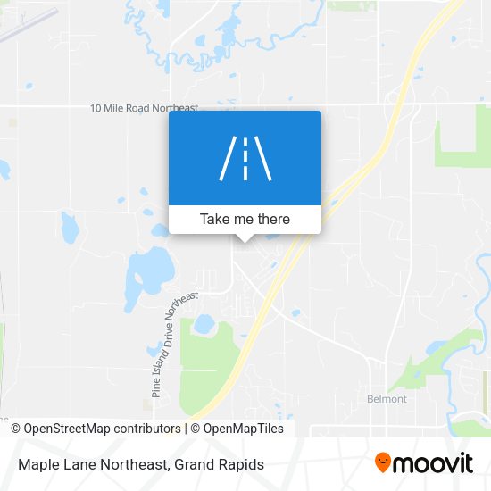 Maple Lane Northeast map