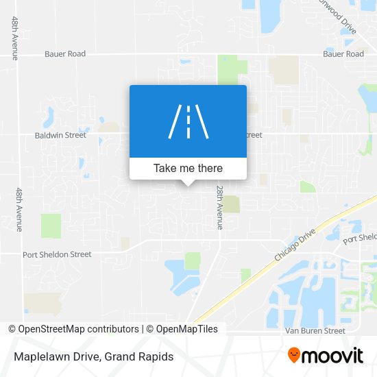 Mapa de Maplelawn Drive
