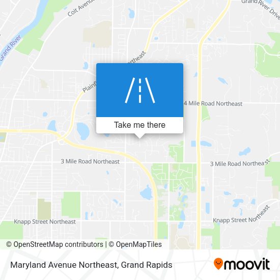 Mapa de Maryland Avenue Northeast
