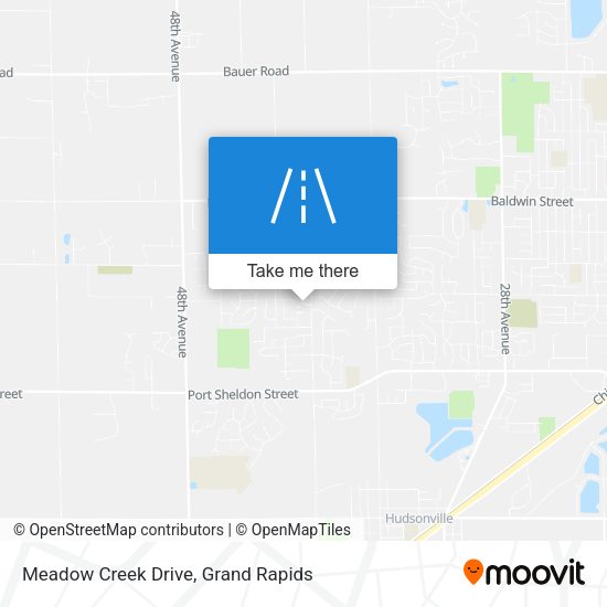 Meadow Creek Drive map