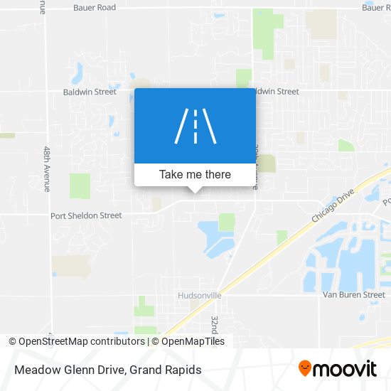 Meadow Glenn Drive map