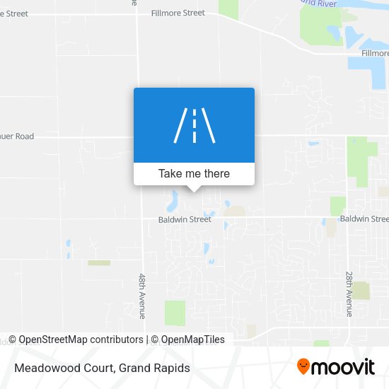 Meadowood Court map