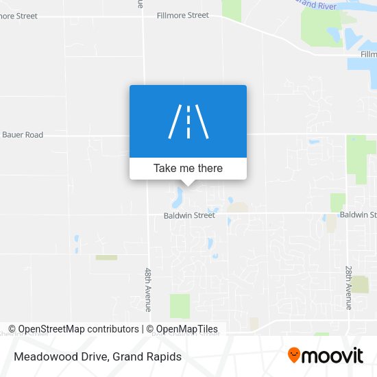 Meadowood Drive map