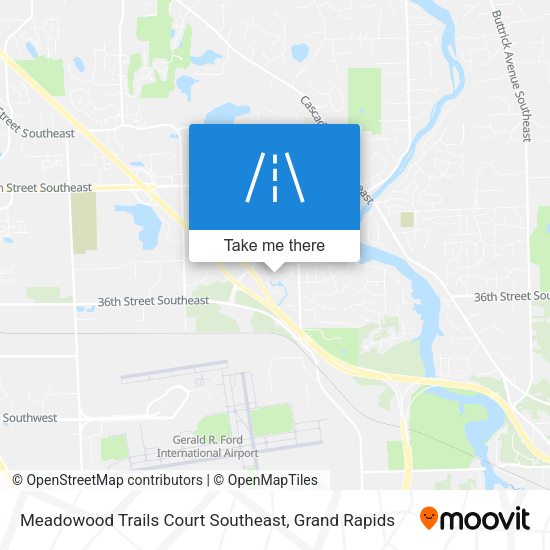Meadowood Trails Court Southeast map