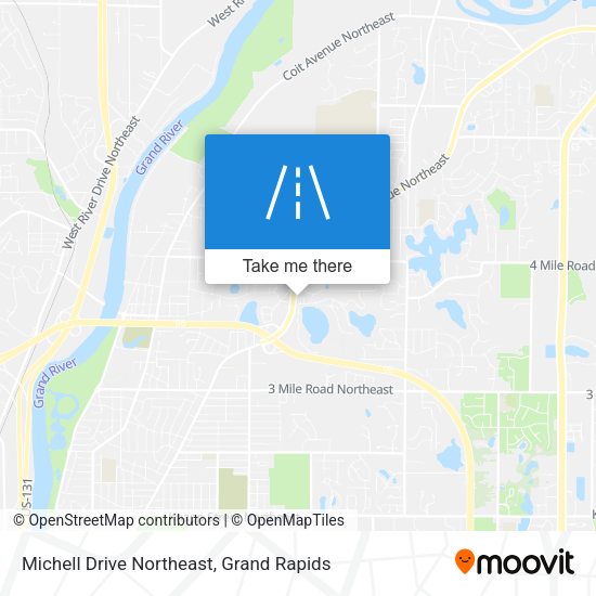 Michell Drive Northeast map