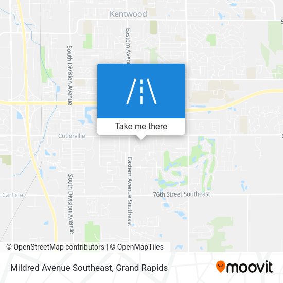 Mapa de Mildred Avenue Southeast