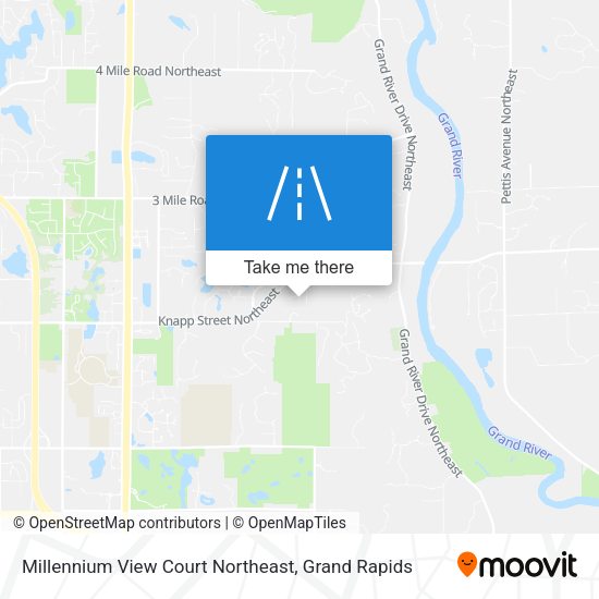 Millennium View Court Northeast map