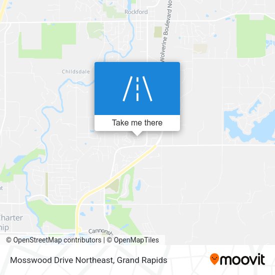 Mapa de Mosswood Drive Northeast