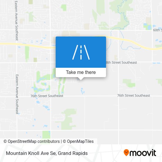 Mountain Knoll Ave Se map