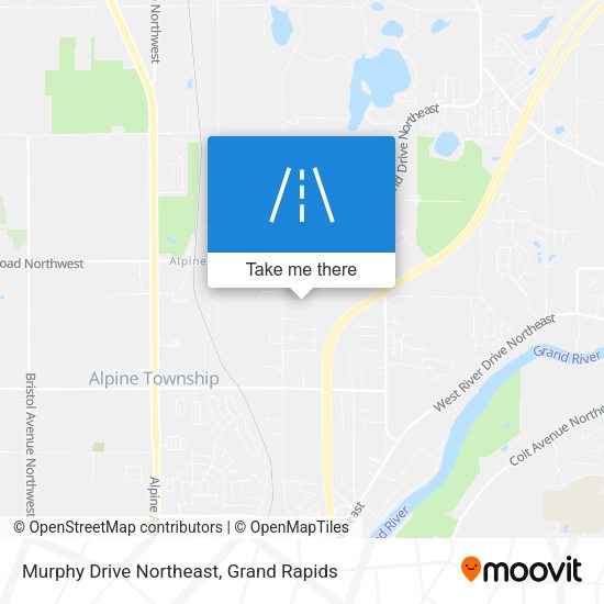 Mapa de Murphy Drive Northeast