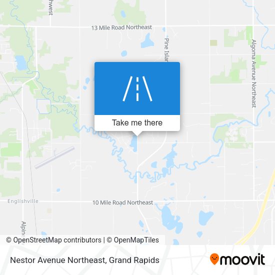 Nestor Avenue Northeast map