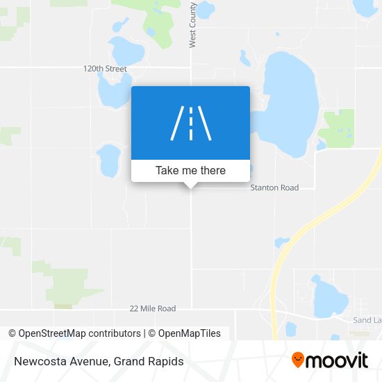 Mapa de Newcosta Avenue