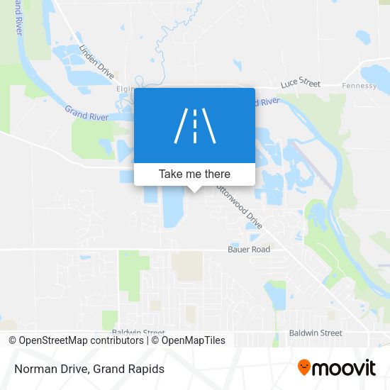 Mapa de Norman Drive