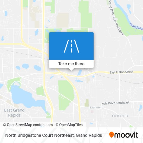 Mapa de North Bridgestone Court Northeast