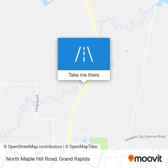 North Maple Hill Road map