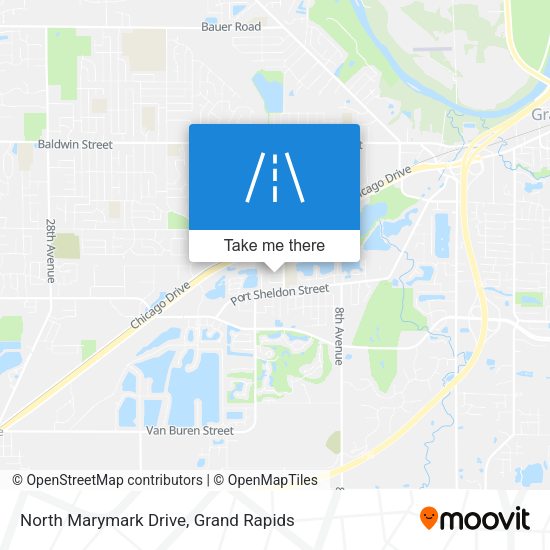 North Marymark Drive map