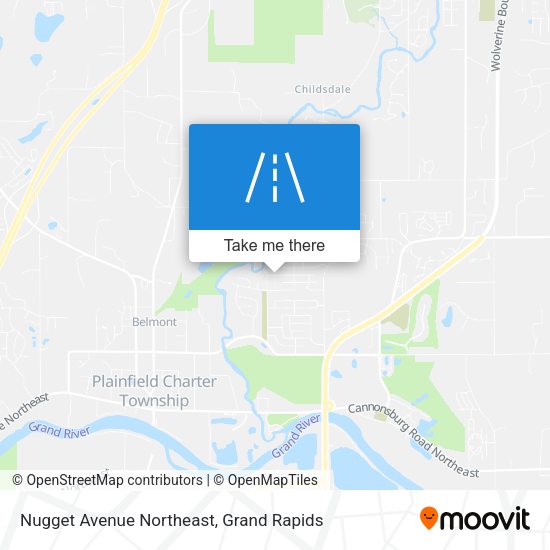 Mapa de Nugget Avenue Northeast