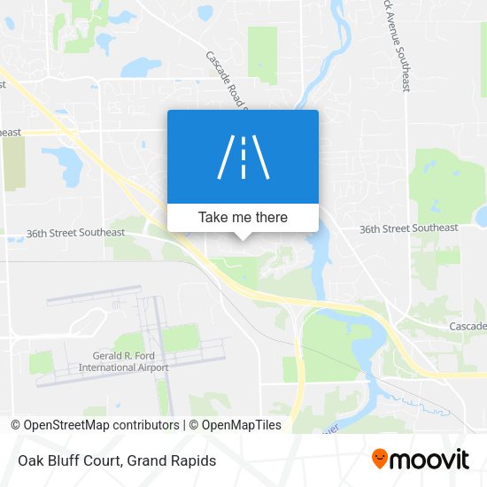 Oak Bluff Court map