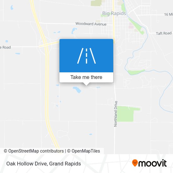 Oak Hollow Drive map