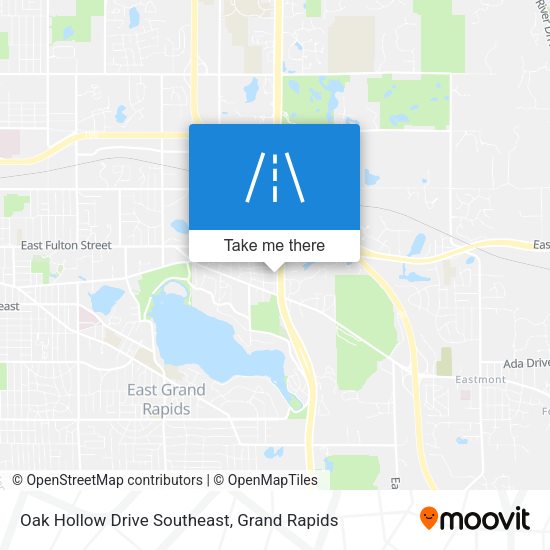 Oak Hollow Drive Southeast map