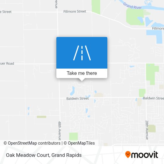 Mapa de Oak Meadow Court