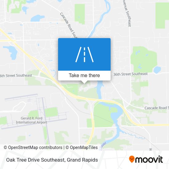 Mapa de Oak Tree Drive Southeast