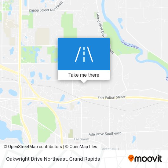 Mapa de Oakwright Drive Northeast