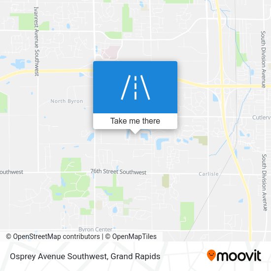 Osprey Avenue  Southwest map