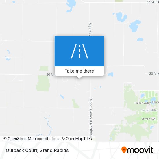 Outback Court map