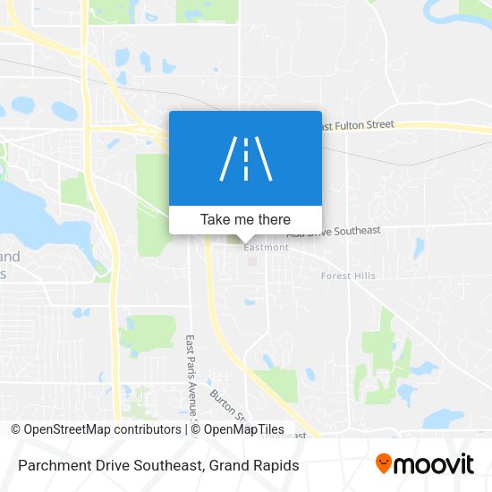 Mapa de Parchment Drive Southeast