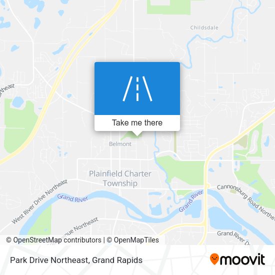 Park Drive Northeast map