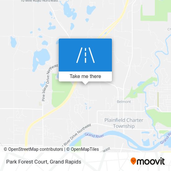Park Forest Court map