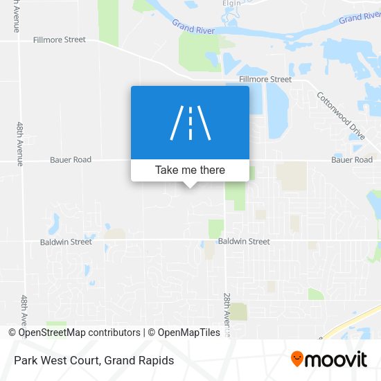 Mapa de Park West Court
