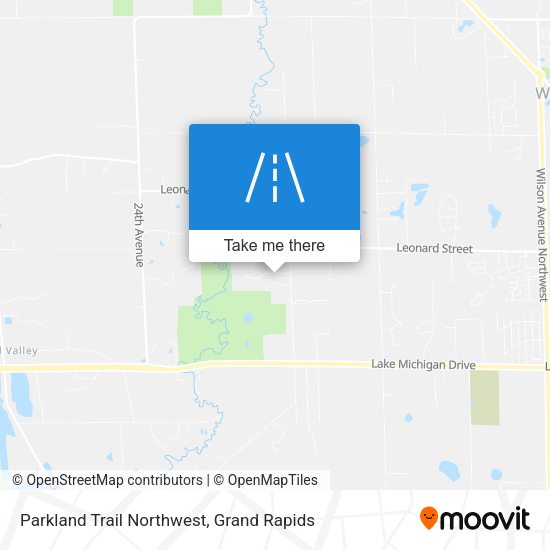 Mapa de Parkland Trail Northwest