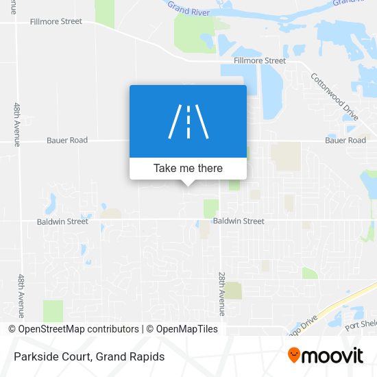 Parkside Court map