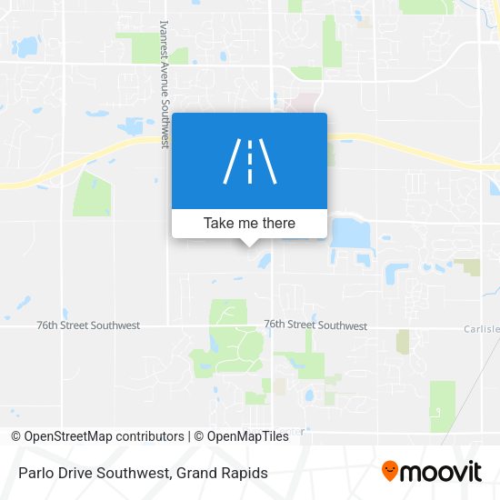 Mapa de Parlo Drive Southwest
