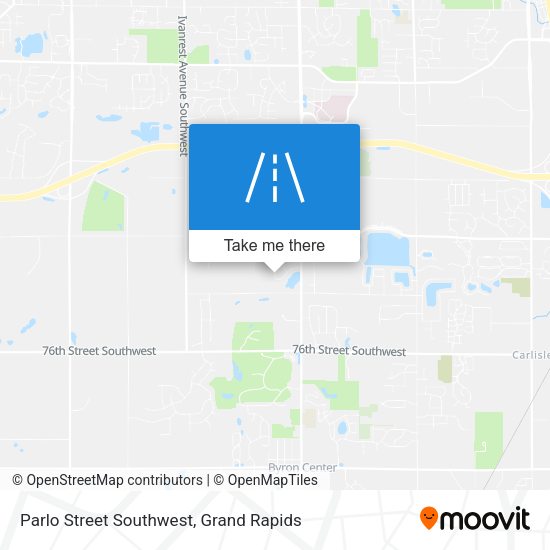 Parlo Street Southwest map