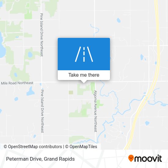 Peterman Drive map