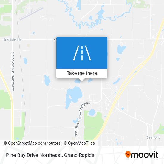 Mapa de Pine Bay Drive Northeast