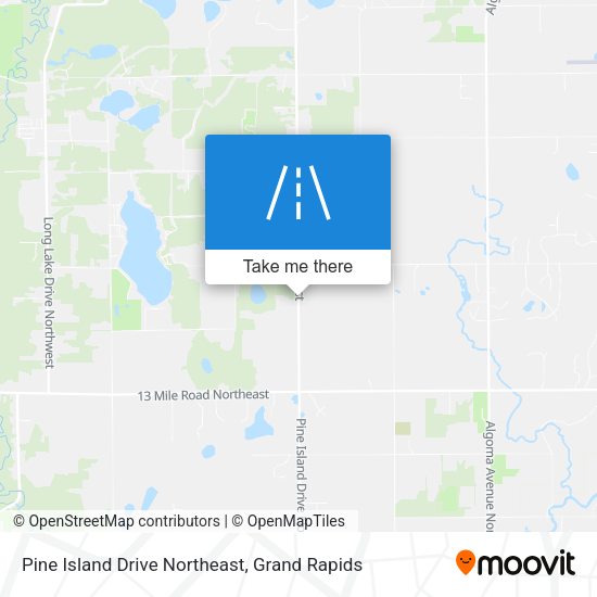 Mapa de Pine Island Drive Northeast