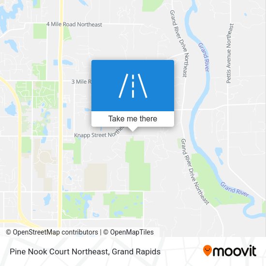 Pine Nook Court Northeast map