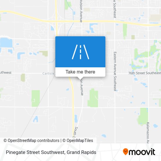Pinegate Street Southwest map